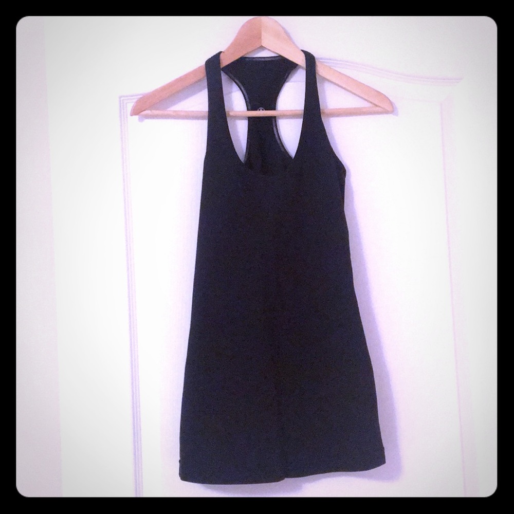 Lululemon black racer back tank